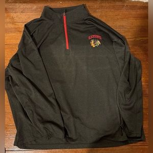 Chicago Blackhawks NHL half zip pullover xxl